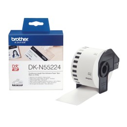 Cinta BROTHER blanca de papel 54mm 30.48m (DKN55224)