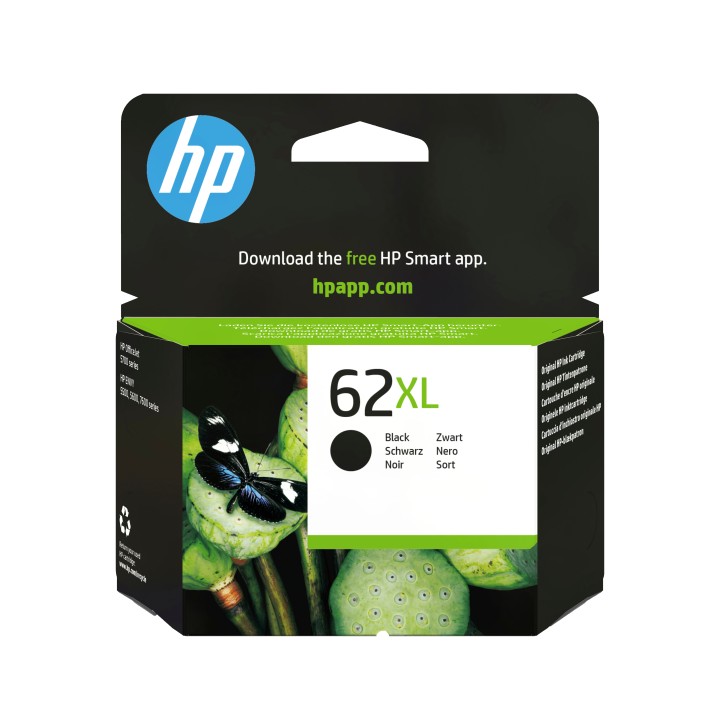 Tinta HP 62XL Negro 12ml 600 páginas (C2P05AE)