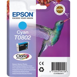 Tinta Epson T0802 Cian Photo 7.4ml (C13T08024011)