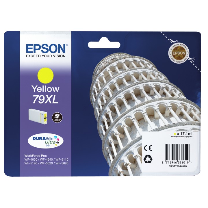 Tinta Epson 79XL T7904 Amarillo (C13T79044010)