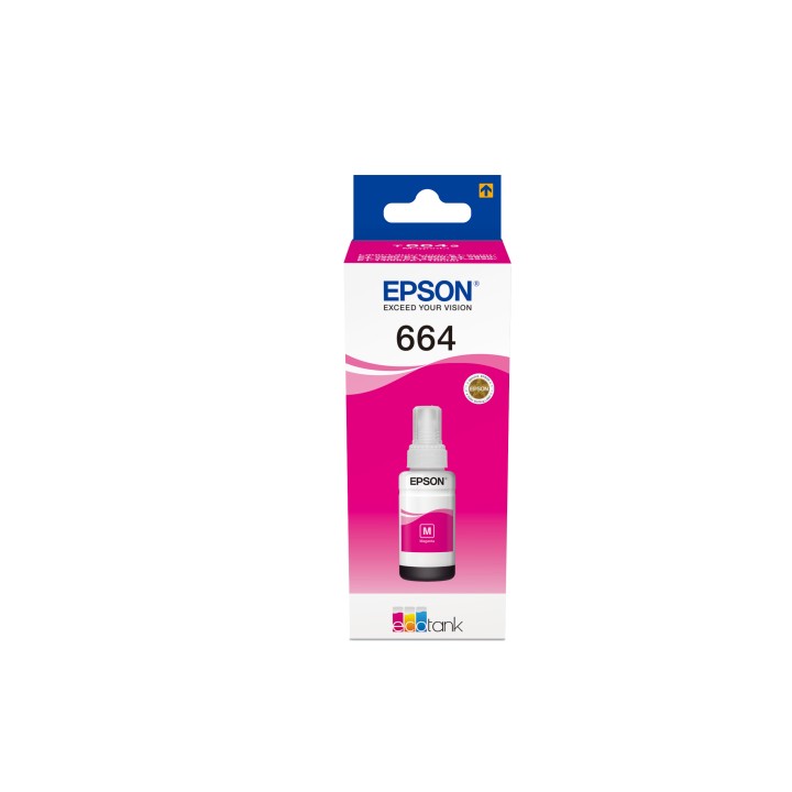 Botella de Tinta Epson EcoTank 664 Magenta (C13T664340)