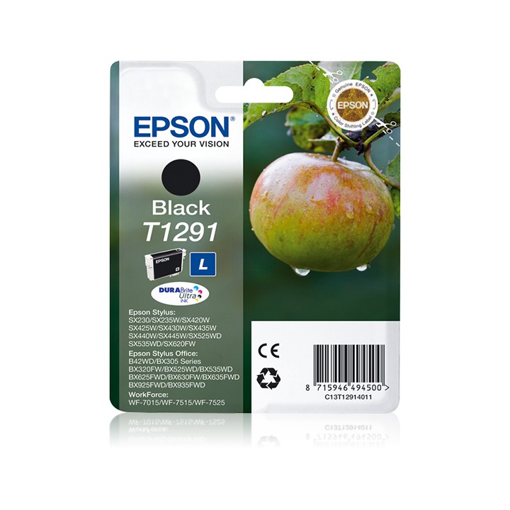 Tinta Epson T1291 Negro 11.2ml 385 pág (C13T12914012)