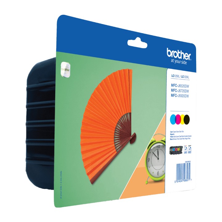 Tinta BROTHER XL Pack Negro/Tricolor (LC129XLVALBP)
