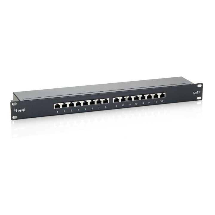 EQUIP Patch Panel 16p. Cat.6 Apantallado (EQ326416)
