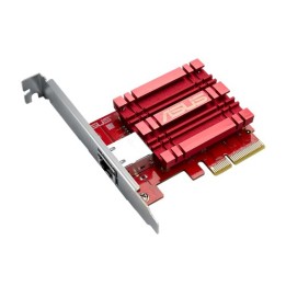 Adaptador ASUS PCIe 1xRJ45 Gris/Rojo (XG-C100C V2)