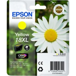 Tinta Epson 18XL T1814 Amarillo 6.6ml (C13T18144012)