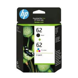 Tinta HP 62 Pack Tricolor/Negro (N9J71AE)