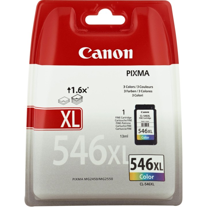 Tinta Canon CL-546XL Tricolor 13ml (8288B001)