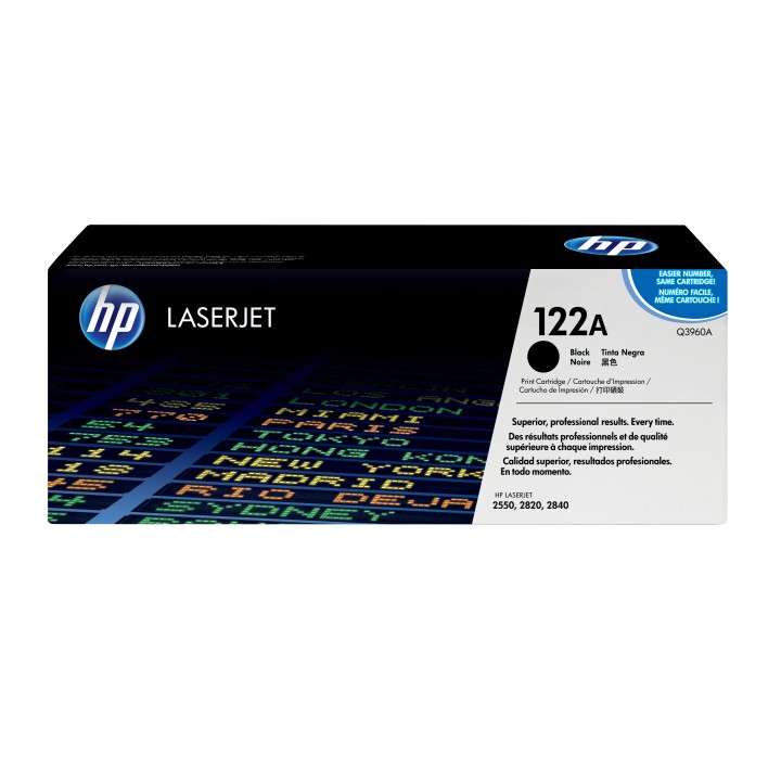 Toner HP LaserJet 122A Negro 5000 páginas (Q3960A)