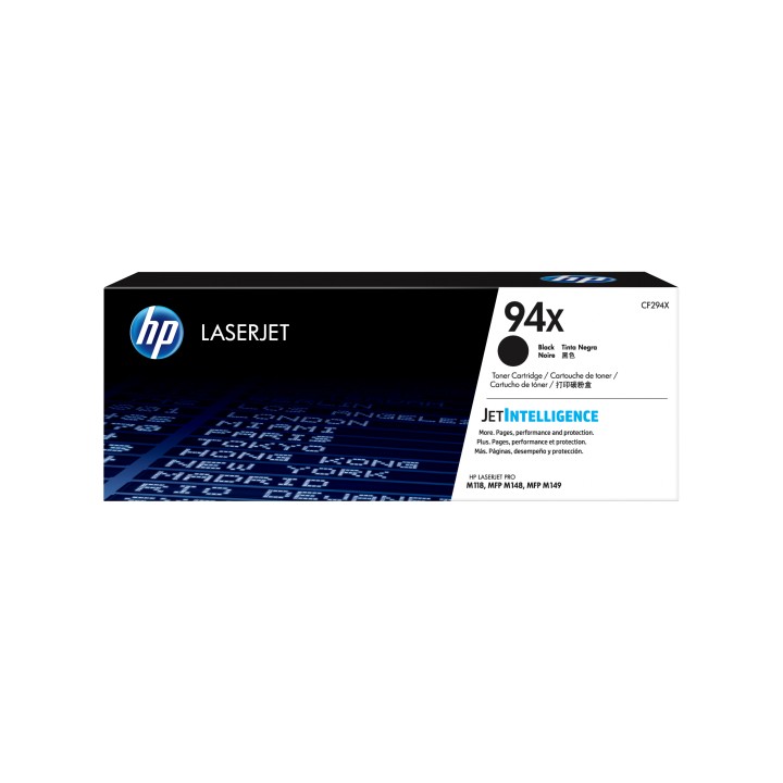 Toner HP LaserJet Pro 94X Negro 2800 páginas (CF294X)