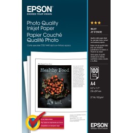 Papel Foto Epson A4 210x297mm 100 Hojas (S041061)