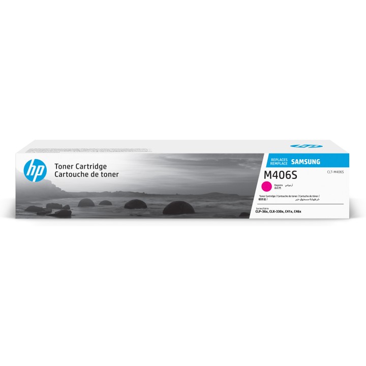 Toner Samsung Laser CLT-M406S Magenta 1000 pág (SU252A)