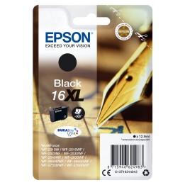 Tinta Epson 16XL T1631 Negro 12.9ml (C13T16314012)