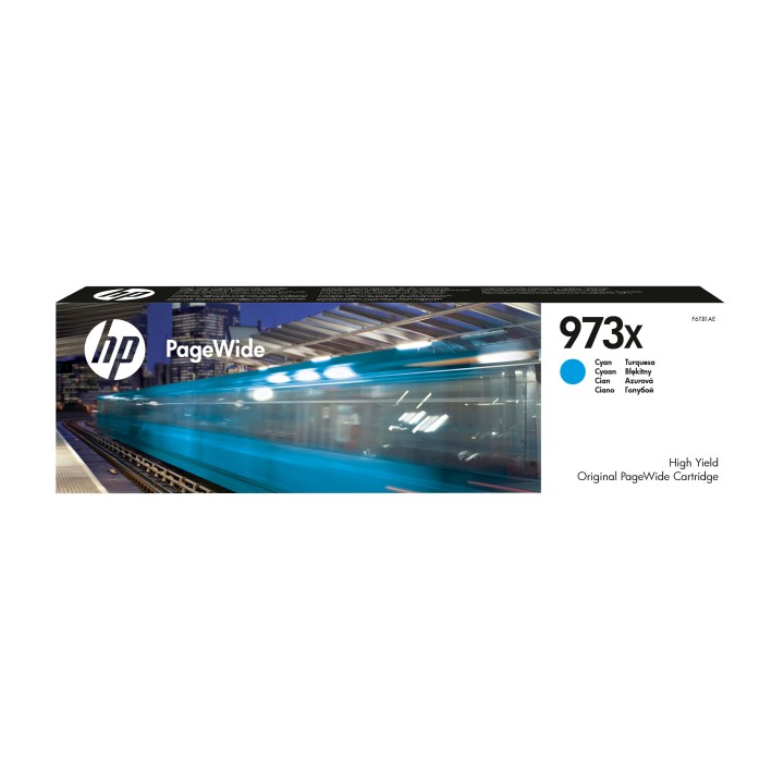 Tinta HP PageWide 973X Cian 86ml 7000 páginas (F6T81AE)
