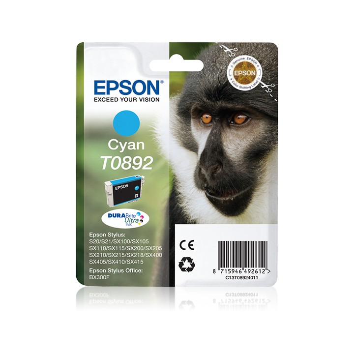 Tinta Epson T0892 Cian 3.5ml (C13T08924011)