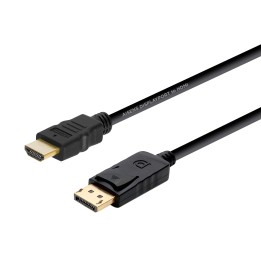 Cable AISENS DP/M a HDMI/M 2m Negro (A125-0364)