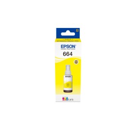 Botella Tinta Epson EcoTank 664 Amarillo (C13T664440)