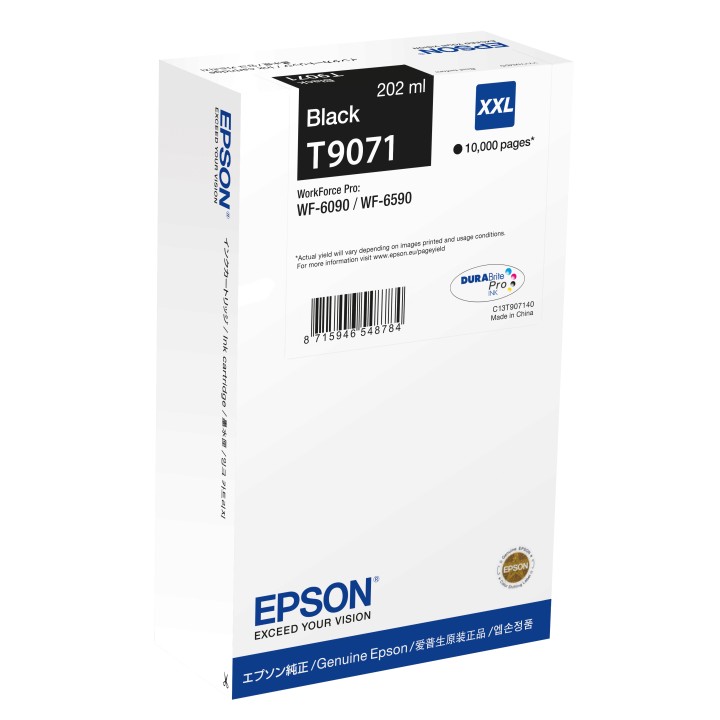 Tinta Epson XXL T9071 Negro 202ml (C13T907140)