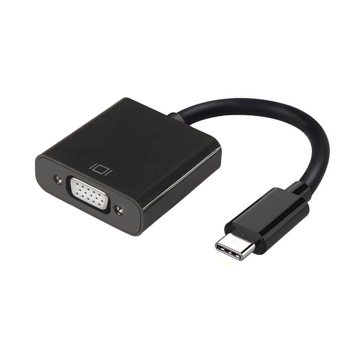Cable AISENS USB-C/M a VGA/H 15cm Negro (A109-0347)