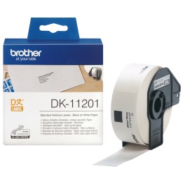Etiquetas de Dirección BROTHER 29x90mm 400U (DK-11201)