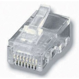 Conector EQUIP RJ45 100 Unidades Transparente(EQ121151)