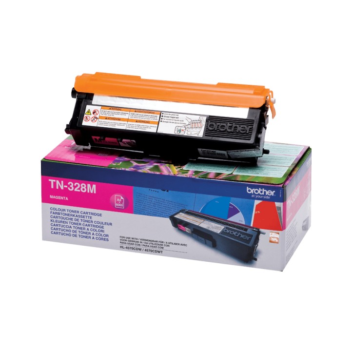 Toner BROTHER Laser Magenta 6000 páginas (TN-328M)