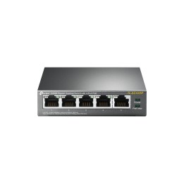 Switch TP-Link 5xRJ45 GbE PoE 56W Negro (TL-SG1005P)