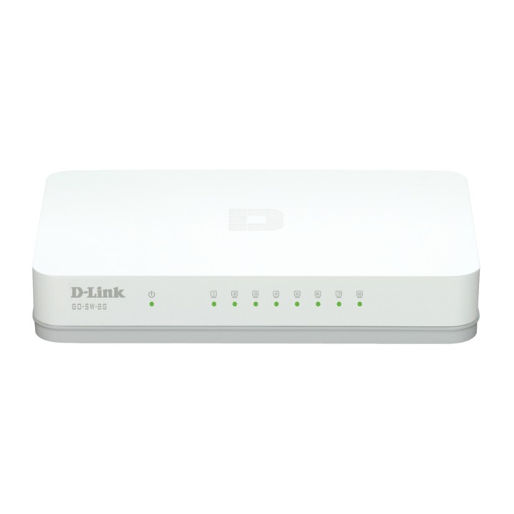 Switch D-Link 8xRJ45 Ethernet GbE Blanco (GO-SW-8G)