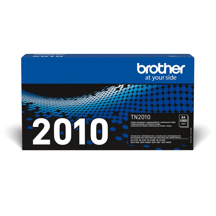 Toner BROTHER Laser Negro 1000 páginas (TN-2010)
