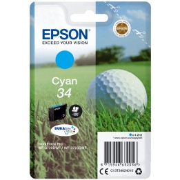 Tinta Epson 34 Cian 4.2ml 300 páginas (C13T34624010)