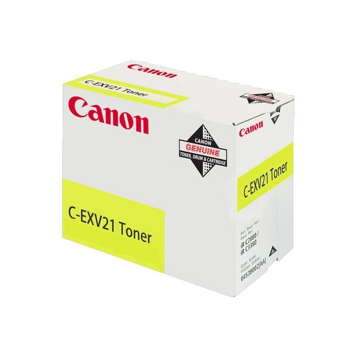 Toner Canon Laser CEXV21 Amarillo 14000 pág (0455B002)