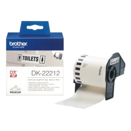Cinta de Película Plástica BROTHER Blanca (DK-22212)