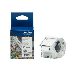 Cinta de Papel Continua BROTHER Blanca 25mm 5m (CZ1004)