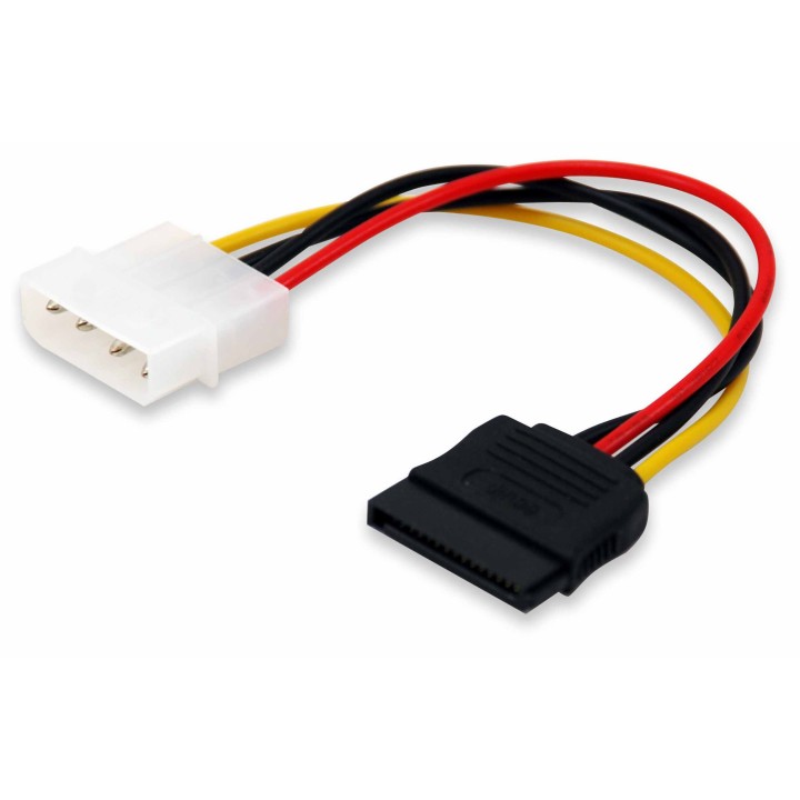 Cable Alimentación EQUIP Molex (4-pin) a SATA(EQ112050)