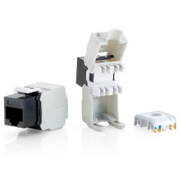 Conector EQUIP RJ45/H Cat6 Kit 8 Negro/Blanco(EQ769211)