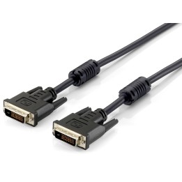 Cable EQUIP DVI-D/M a DVI-D/M 10m Negro (EQ118937)