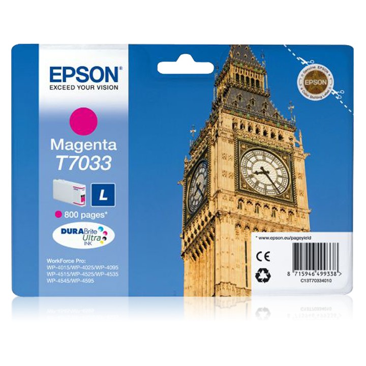 Tinta Epson T7033 Magenta (C13T70334010)
