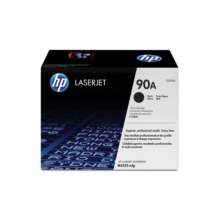 Toner HP LaserJet 90A Negro 10000 páginas (CE390A)