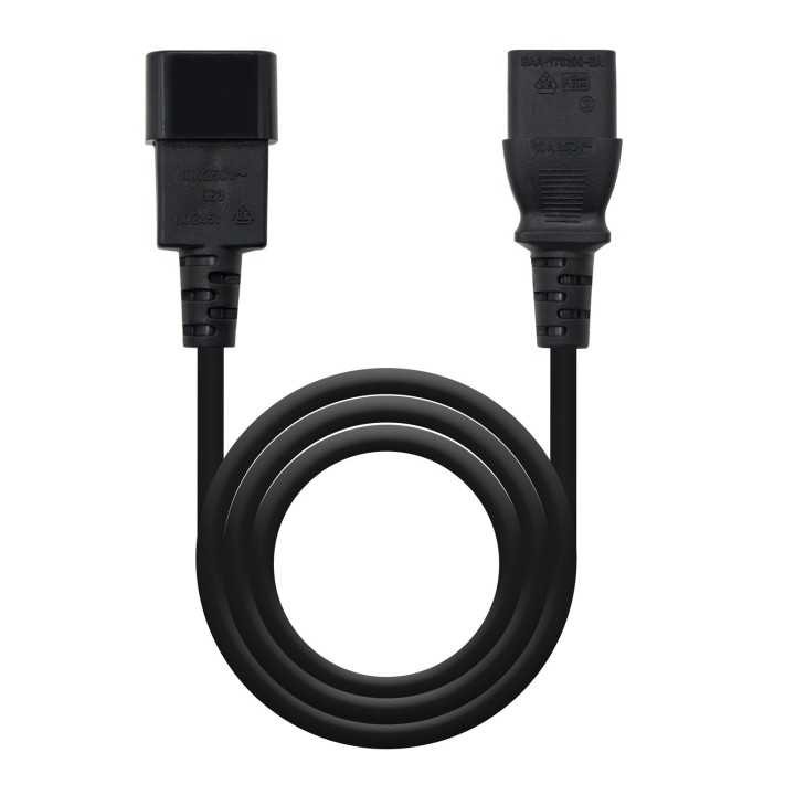 Nanocable C14/M a C13/H 3m Negro (10.22.0203)