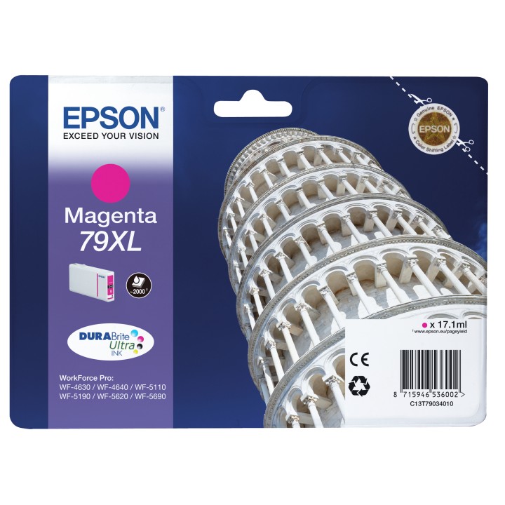 Tinta Epson 79XL T7903 Magenta (C13T79034010)