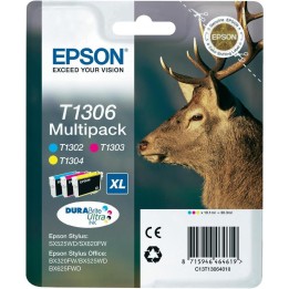 Tinta Epson T1306 Pack Tricolor 10.1ml (C13T13064012)