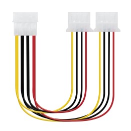 Nanocable Molex (4-pin) a 2xMolex (4-pin) (10.19.0401)