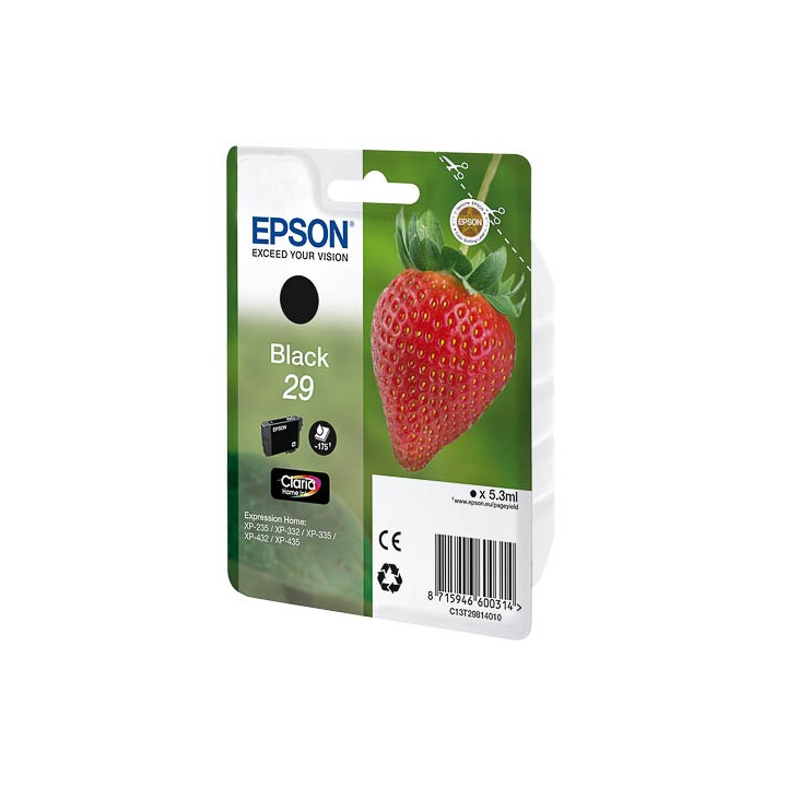 Tinta Epson 29 T2981 Negro 5.3ml (C13T29814012)
