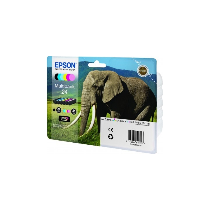 Tinta Epson T2428 Pack 6 Colores (C13T24284011)