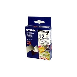 Cinta BROTHER 12mm 3m Azul sobre Blanco (TZ-FA3)