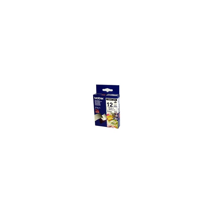 Cinta BROTHER 12mm 3m Azul sobre Blanco (TZ-FA3)