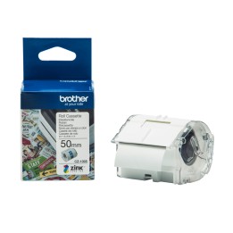 Cinta de Papel Continua BROTHER 50mm 5m Blanca (CZ1005)