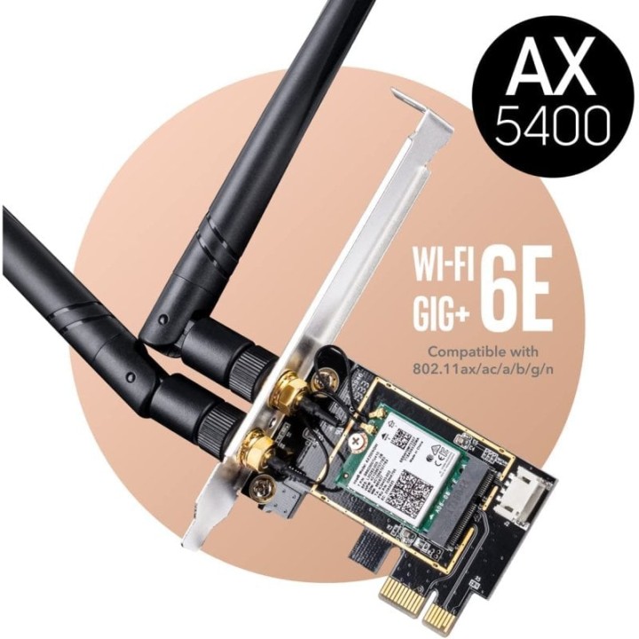 Cudy WE3000 Adaptador PCI Express Wi-Fi 6 tribanda AX5400