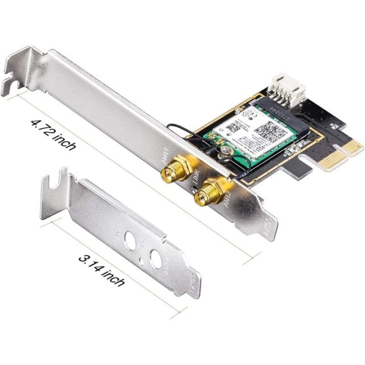 Cudy WE3000 Adaptador PCI Express Wi-Fi 6 tribanda AX5400