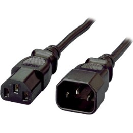 Cable Alimentación EQUIP C13/H a C14/M 1.8m (EQ112100)